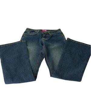 Crissa mid-rise flared blue  jeans size